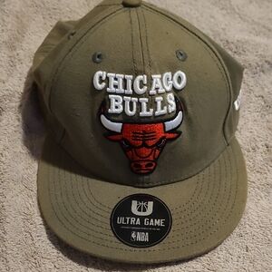 Chicago Bulls Olive Green Cap